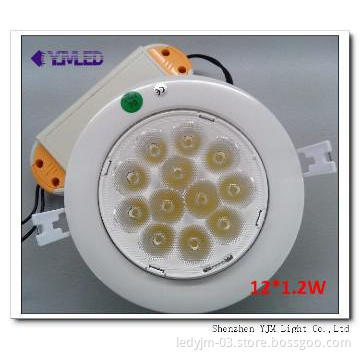 Adjustable 12*1.2W Commercial Ceiling Light Fixtures,50000 hours life